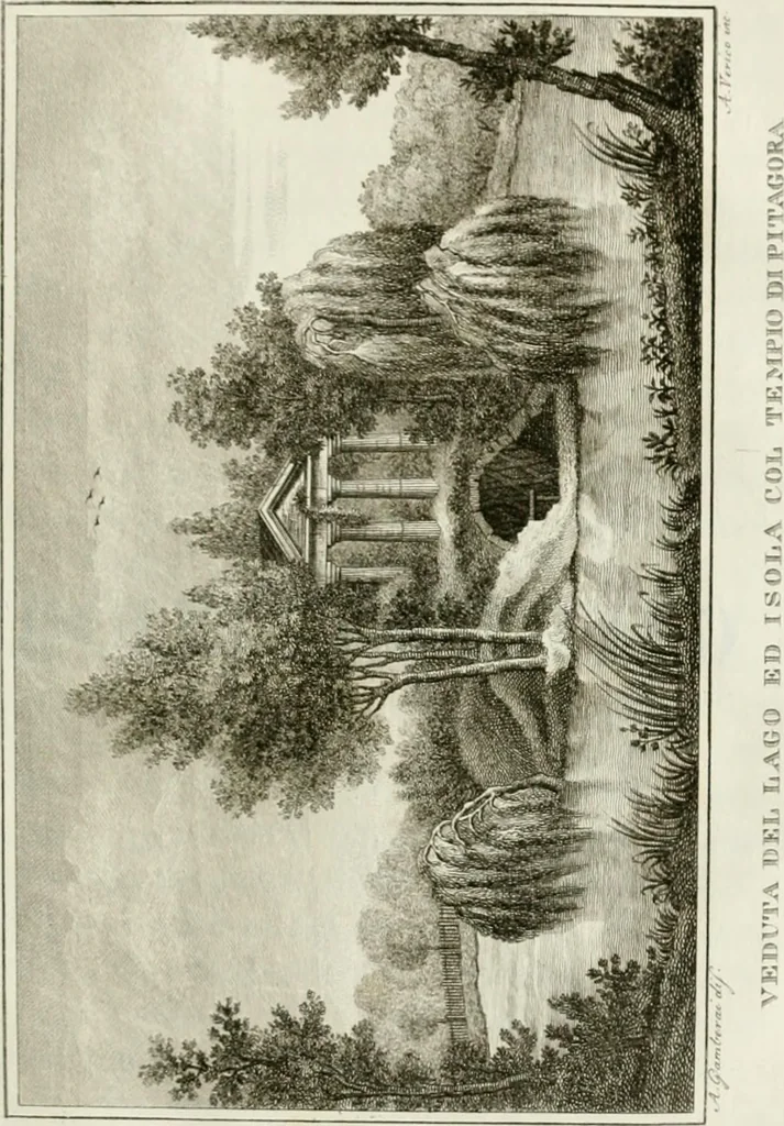 An illustration from Monumenti del Giardino Puccini, 1845, leaf 490