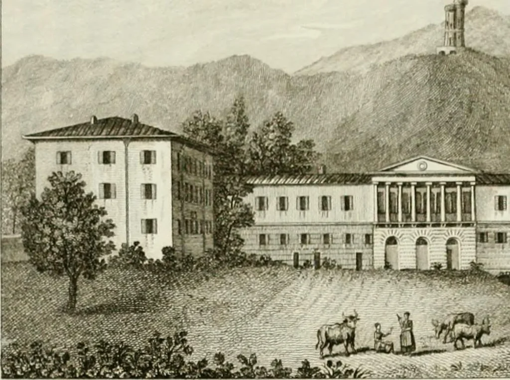 An illustration from Monumenti del Giardino Puccini, 1845, leaf 624