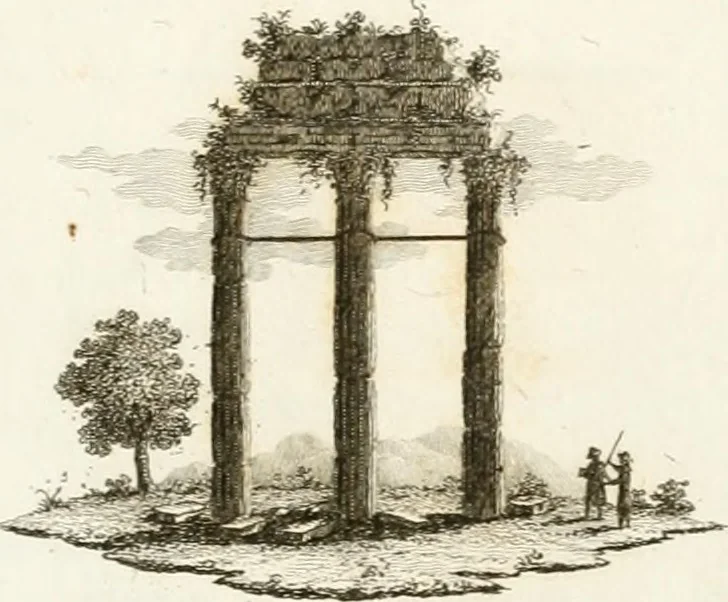 An illustration from Monumenti di fabbriche antiche estratti dai disegni dei piu celebri autori, 1796, leaf 110