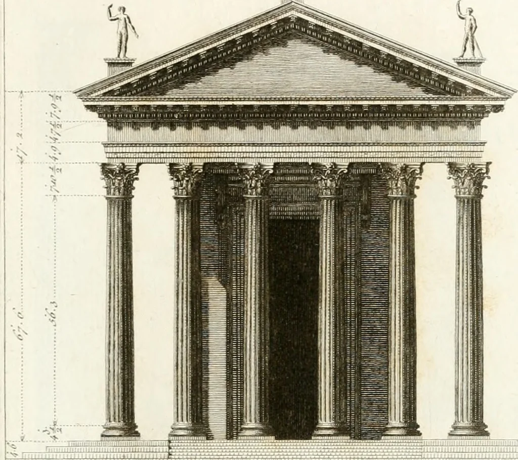 An illustration from Monumenti di fabbriche antiche estratti dai disegni dei piu celebri autori, 1796, leaf 116