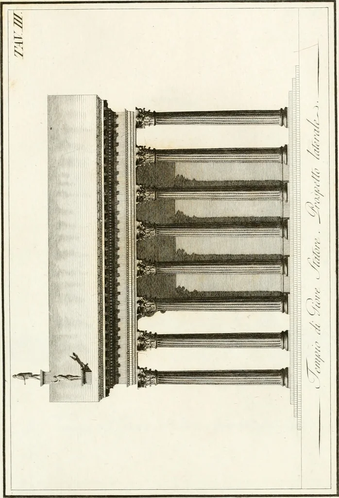 An illustration from Monumenti di fabbriche antiche estratti dai disegni dei piu celebri autori, 1796, leaf 118