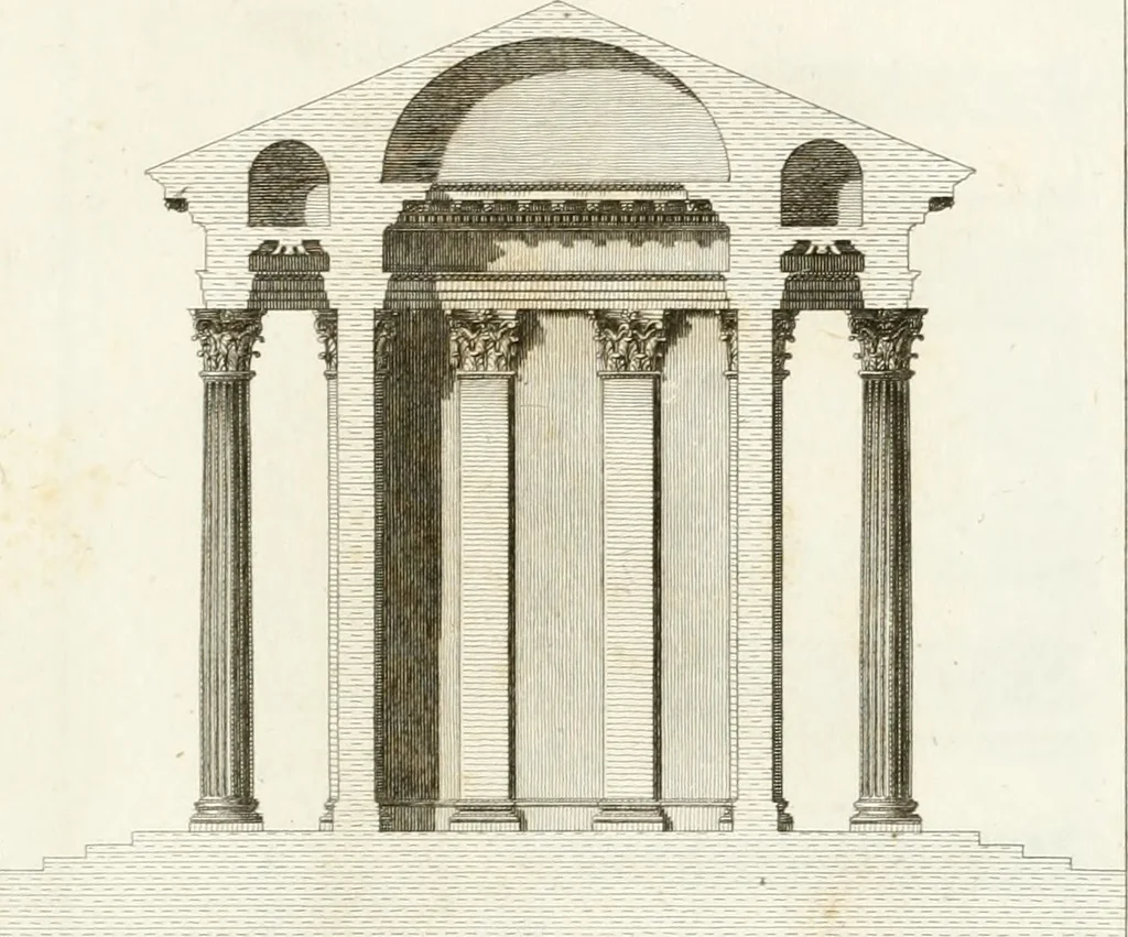 An illustration from Monumenti di fabbriche antiche estratti dai disegni dei piu celebri autori, 1796, leaf 120