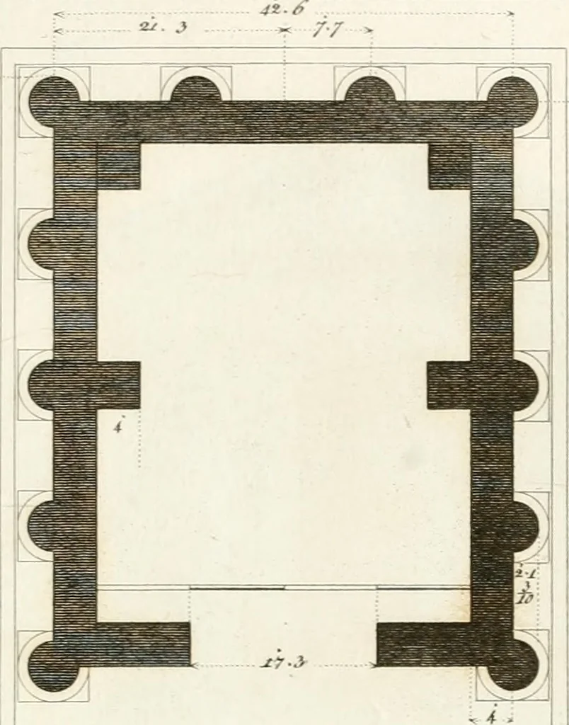 An illustration from Monumenti di fabbriche antiche estratti dai disegni dei piu celebri autori, 1796, leaf 136