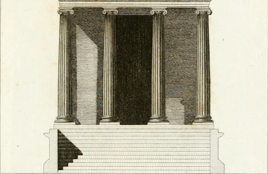 An illustration from Monumenti di fabbriche antiche estratti dai disegni dei piu celebri autori, 1796, leaf 138