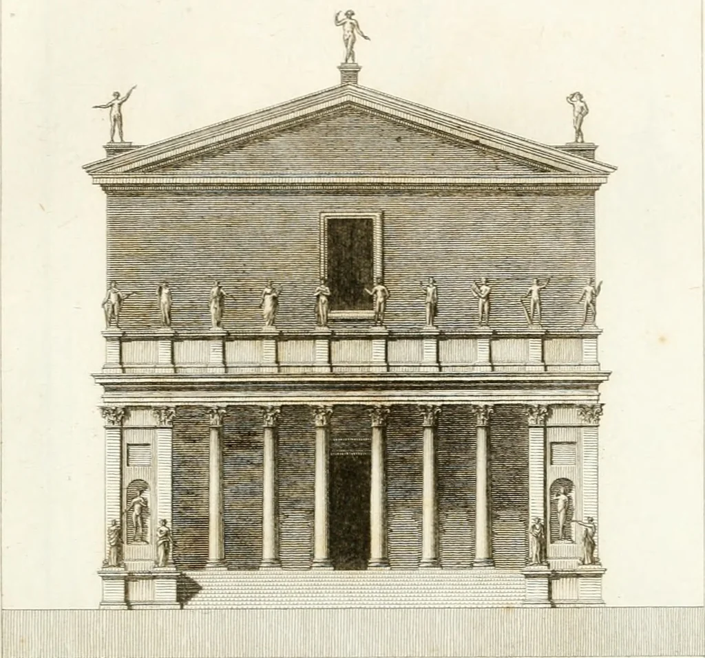 An illustration from Monumenti di fabbriche antiche estratti dai disegni dei piu celebri autori, 1796, leaf 14