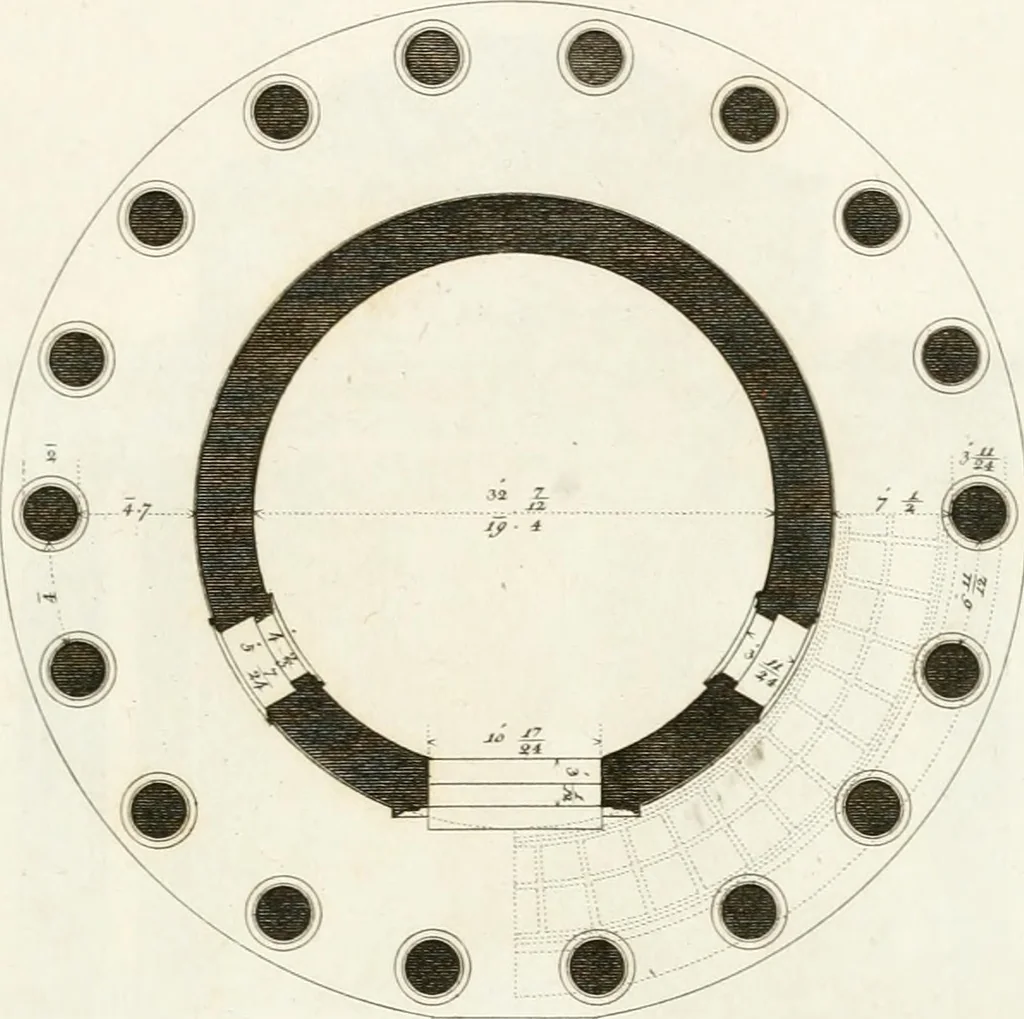 An illustration from Monumenti di fabbriche antiche estratti dai disegni dei piu celebri autori, 1796, leaf 150