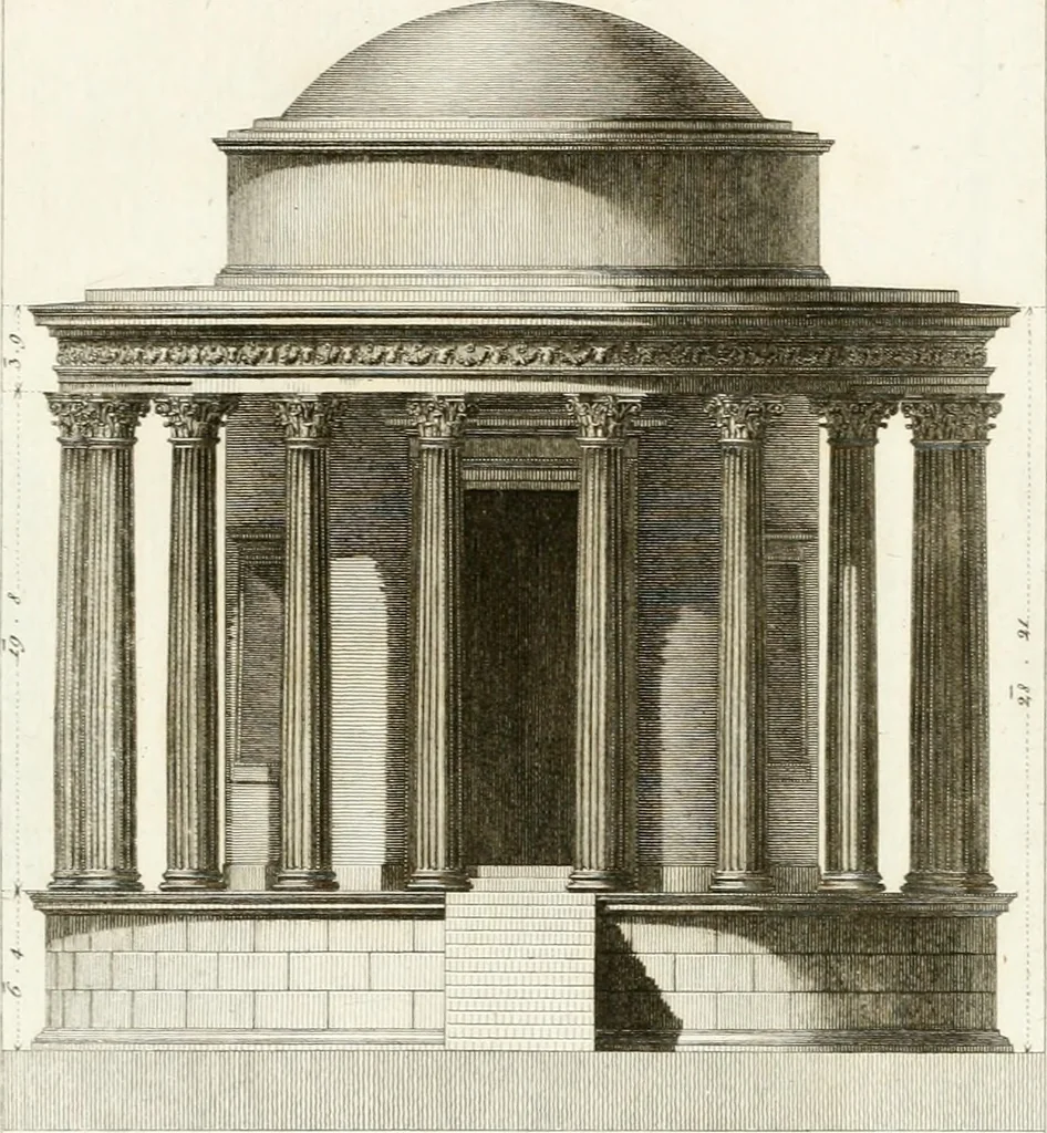An illustration from Monumenti di fabbriche antiche estratti dai disegni dei piu celebri autori, 1796, leaf 152