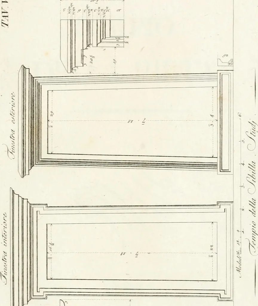 An illustration from Monumenti di fabbriche antiche estratti dai disegni dei piu celebri autori, 1796, leaf 158
