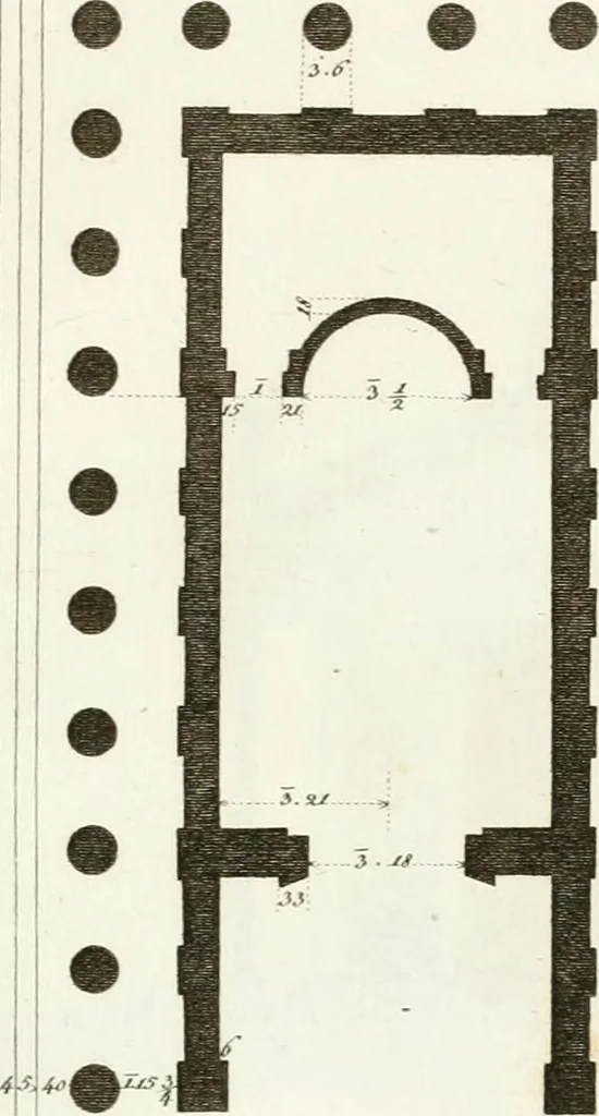 An illustration from Monumenti di fabbriche antiche estratti dai disegni dei piu celebri autori, 1796, leaf 164