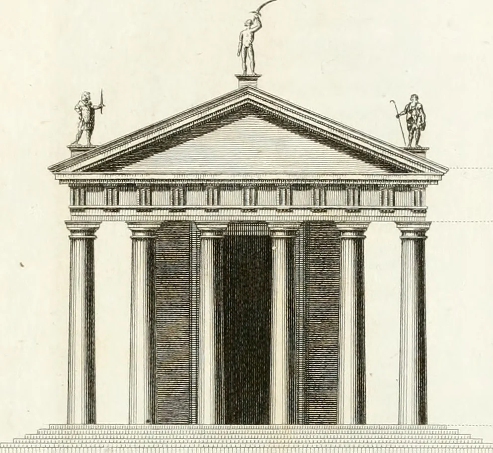 An illustration from Monumenti di fabbriche antiche estratti dai disegni dei piu celebri autori, 1796, leaf 166