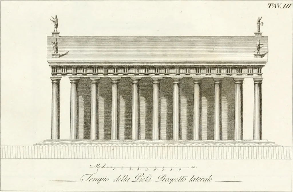 An illustration from Monumenti di fabbriche antiche estratti dai disegni dei piu celebri autori, 1796, leaf 168