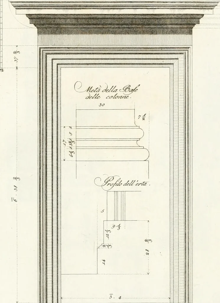 An illustration from Monumenti di fabbriche antiche estratti dai disegni dei piu celebri autori, 1796, leaf 194