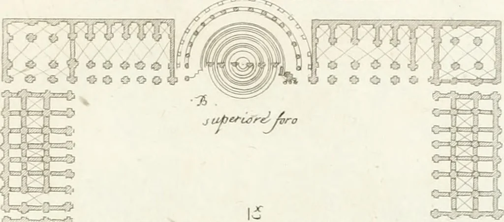 An illustration from Monumenti di fabbriche antiche estratti dai disegni dei piu celebri autori, 1796, leaf 196