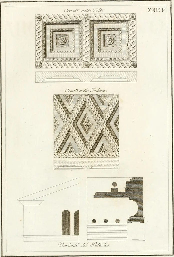 An illustration from Monumenti di fabbriche antiche estratti dai disegni dei piu celebri autori, 1796, leaf 20