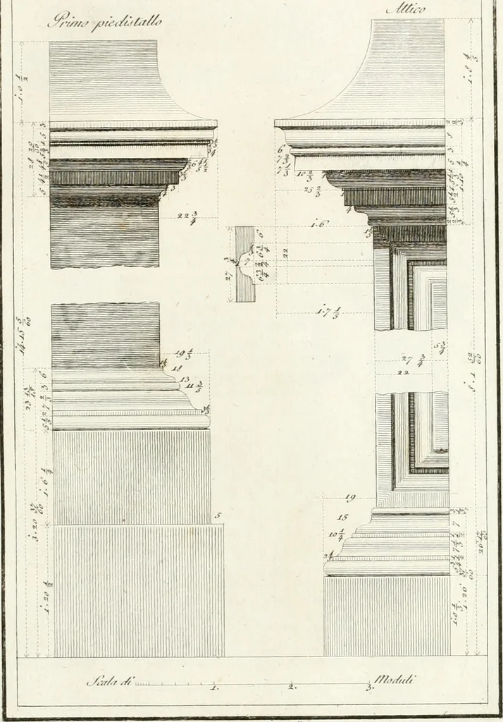 An illustration from Monumenti di fabbriche antiche estratti dai disegni dei piu celebri autori, 1796, leaf 32