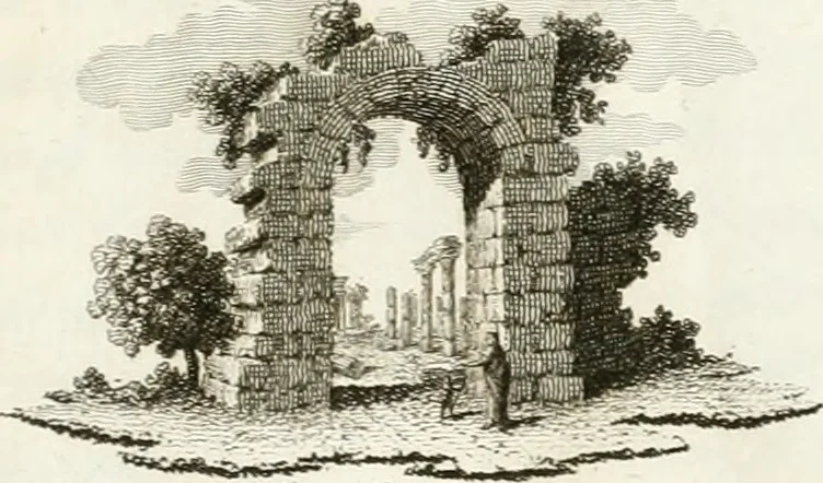 An illustration from Monumenti di fabbriche antiche estratti dai disegni dei piu celebri autori, 1796, leaf 4