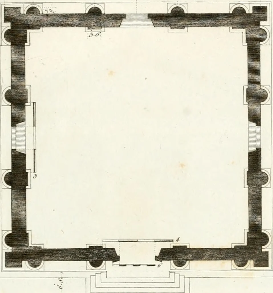 An illustration from Monumenti di fabbriche antiche estratti dai disegni dei piu celebri autori, 1796, leaf 44