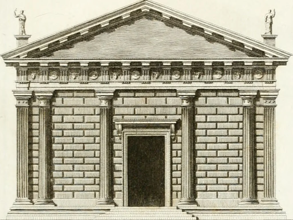 An illustration from Monumenti di fabbriche antiche estratti dai disegni dei piu celebri autori, 1796, leaf 46