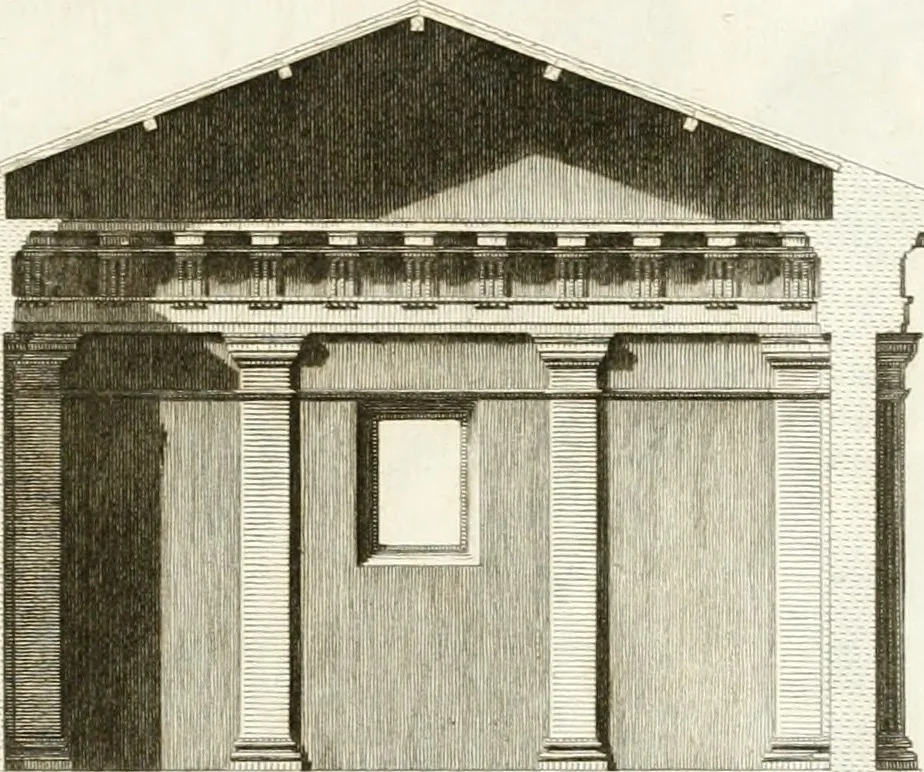 An illustration from Monumenti di fabbriche antiche estratti dai disegni dei piu celebri autori, 1796, leaf 48