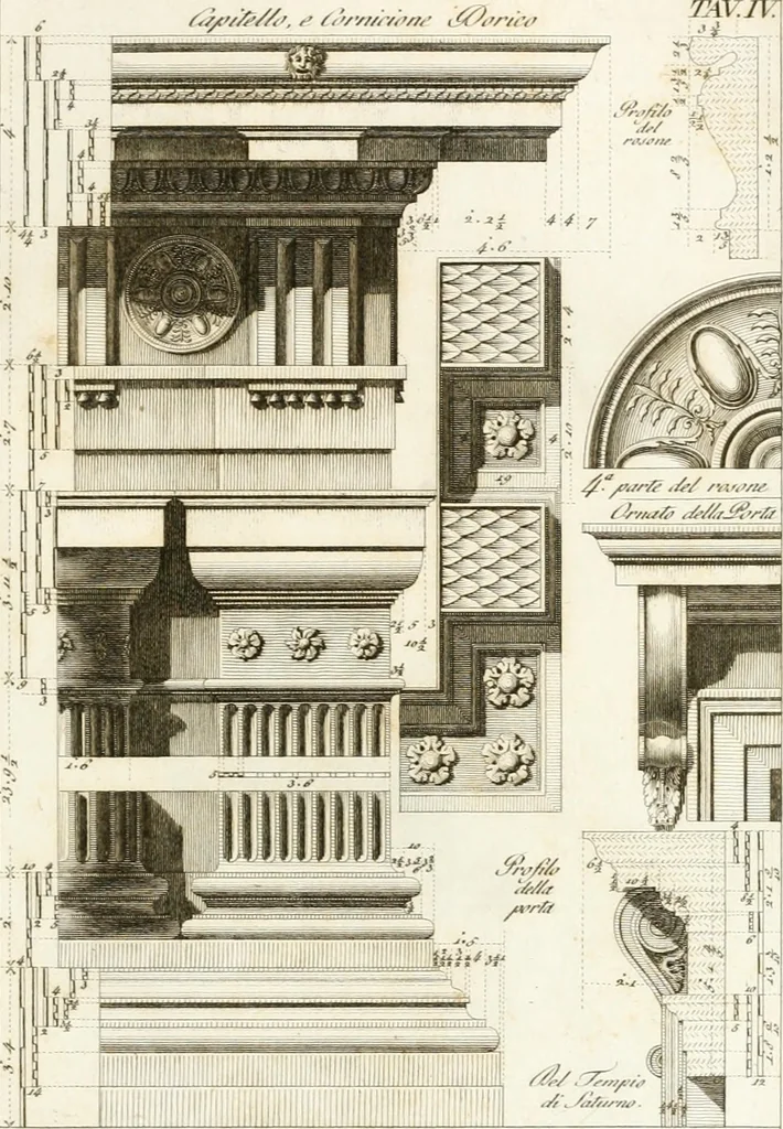 An illustration from Monumenti di fabbriche antiche estratti dai disegni dei piu celebri autori, 1796, leaf 50