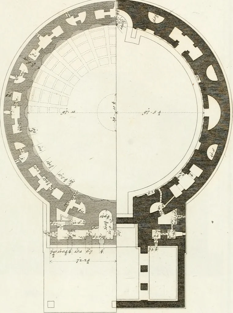 An illustration from Monumenti di fabbriche antiche estratti dai disegni dei piu celebri autori, 1796, leaf 58