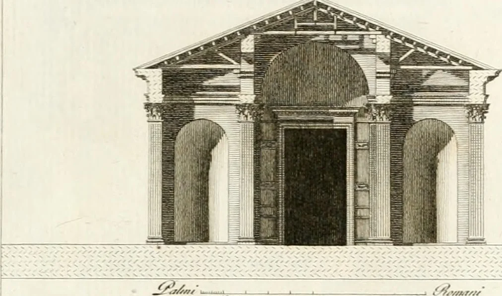 An illustration from Monumenti di fabbriche antiche estratti dai disegni dei piu celebri autori, 1796, leaf 64