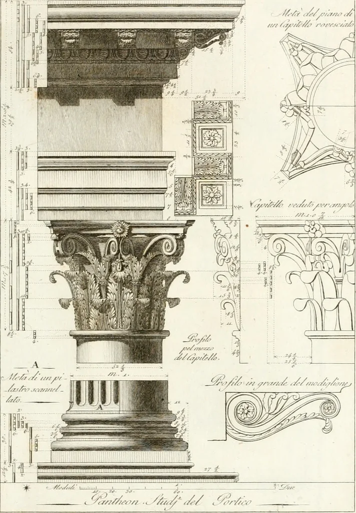 An illustration from Monumenti di fabbriche antiche estratti dai disegni dei piu celebri autori, 1796, leaf 66