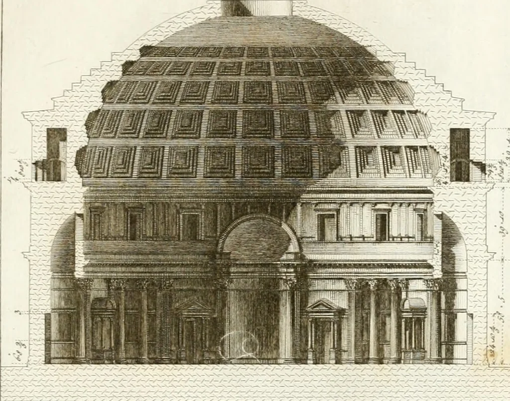 An illustration from Monumenti di fabbriche antiche estratti dai disegni dei piu celebri autori, 1796, leaf 72