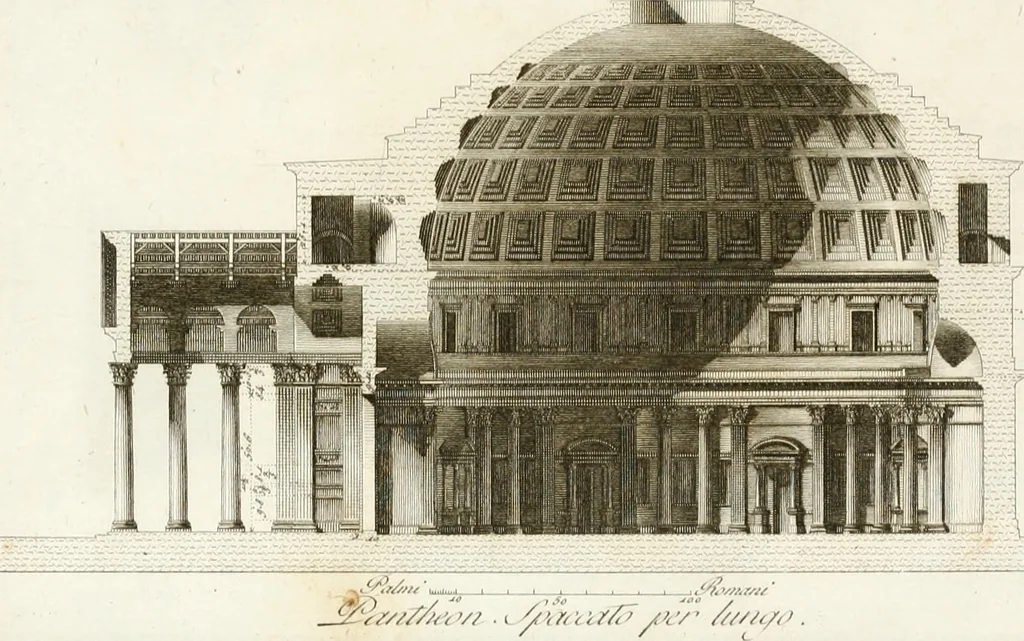 An illustration from Monumenti di fabbriche antiche estratti dai disegni dei piu celebri autori, 1796, leaf 74