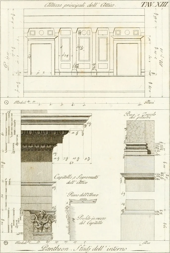 An illustration from Monumenti di fabbriche antiche estratti dai disegni dei piu celebri autori, 1796, leaf 80