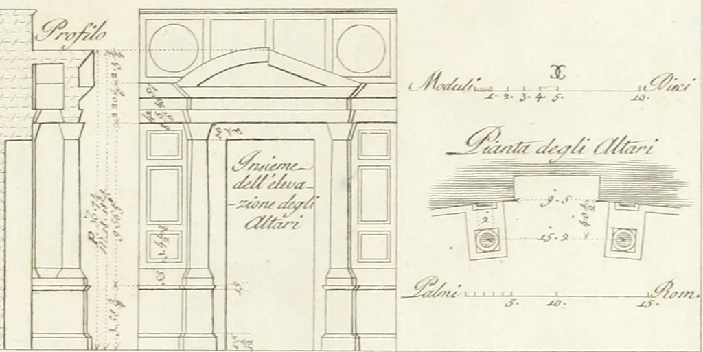 An illustration from Monumenti di fabbriche antiche estratti dai disegni dei piu celebri autori, 1796, leaf 82