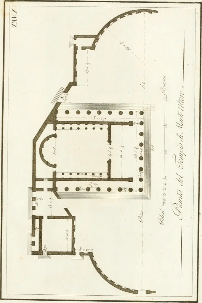 An illustration from Monumenti di fabbriche antiche estratti dai disegni dei piu celebri autori, 1796, leaf 92