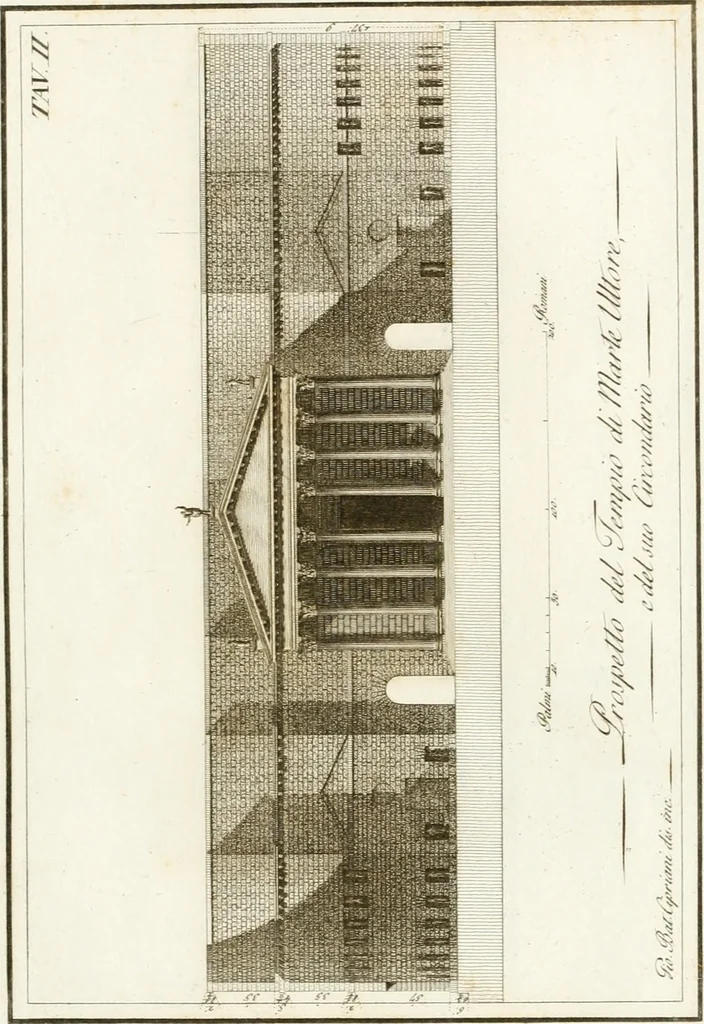 An illustration from Monumenti di fabbriche antiche estratti dai disegni dei piu celebri autori, 1796, leaf 94