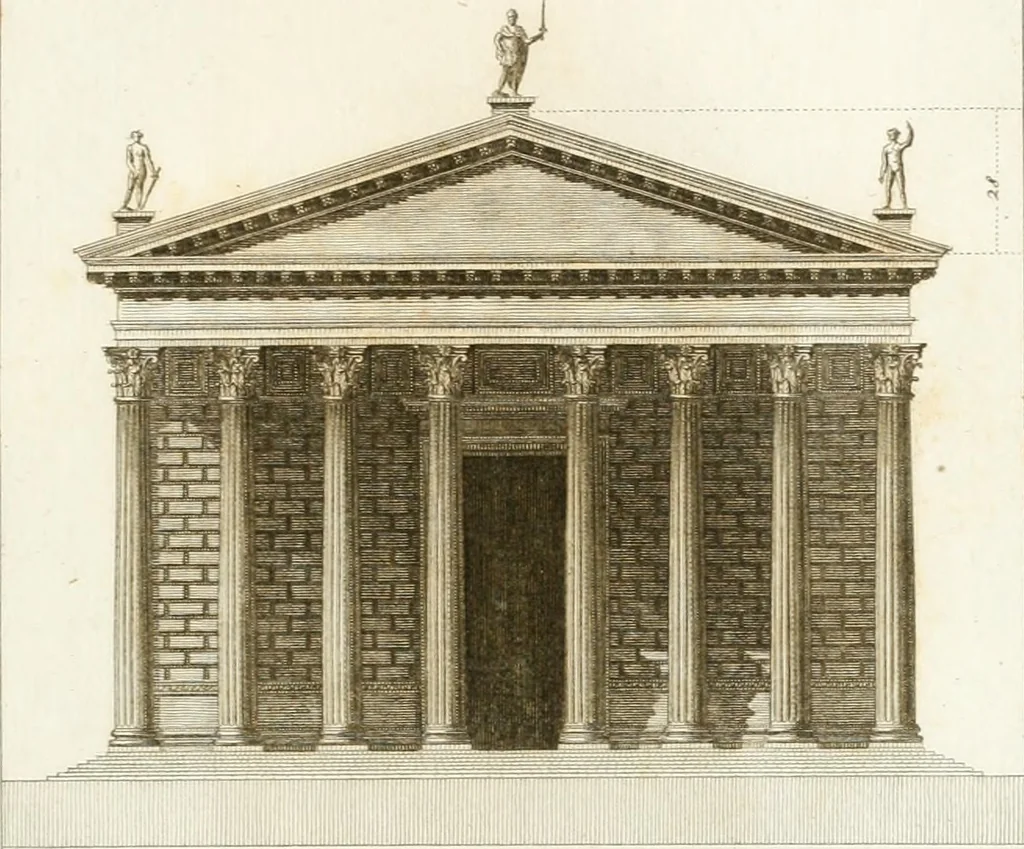 An illustration from Monumenti di fabbriche antiche estratti dai disegni dei piu celebri autori, 1796, leaf 98