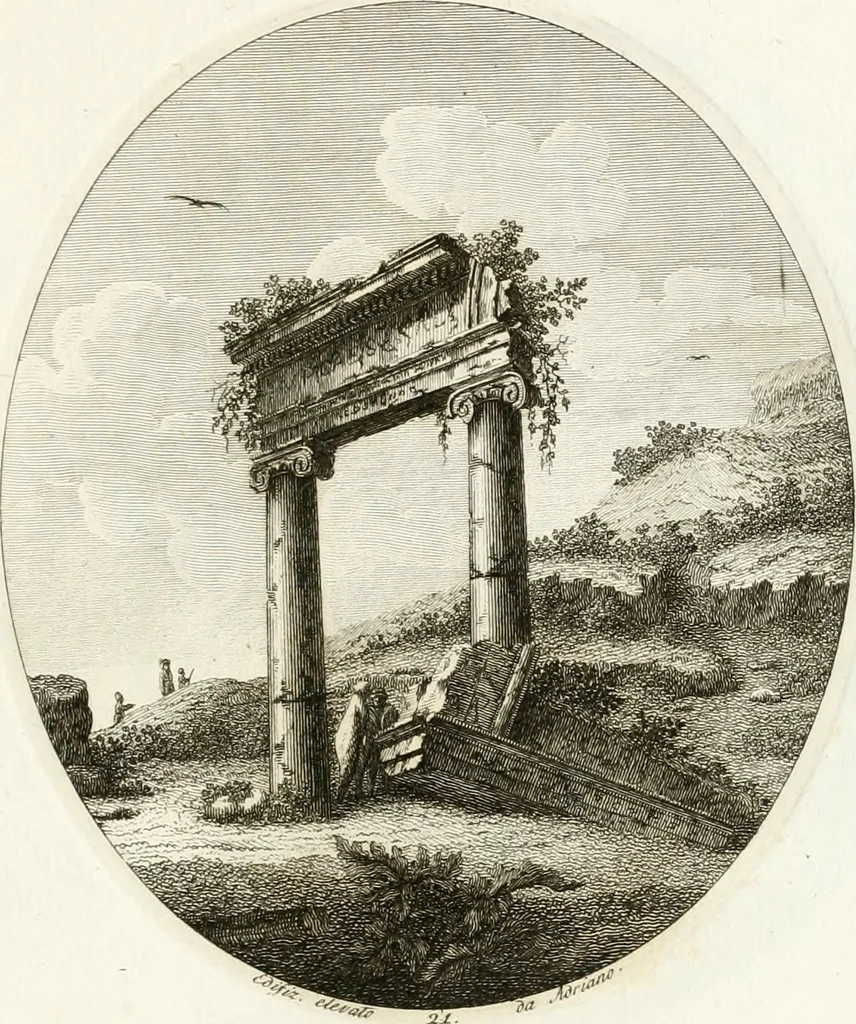 An illustration from Monumenti di fabbriche antiche estratti dai disegni dei piu celebri autori, 1796, leaf 104