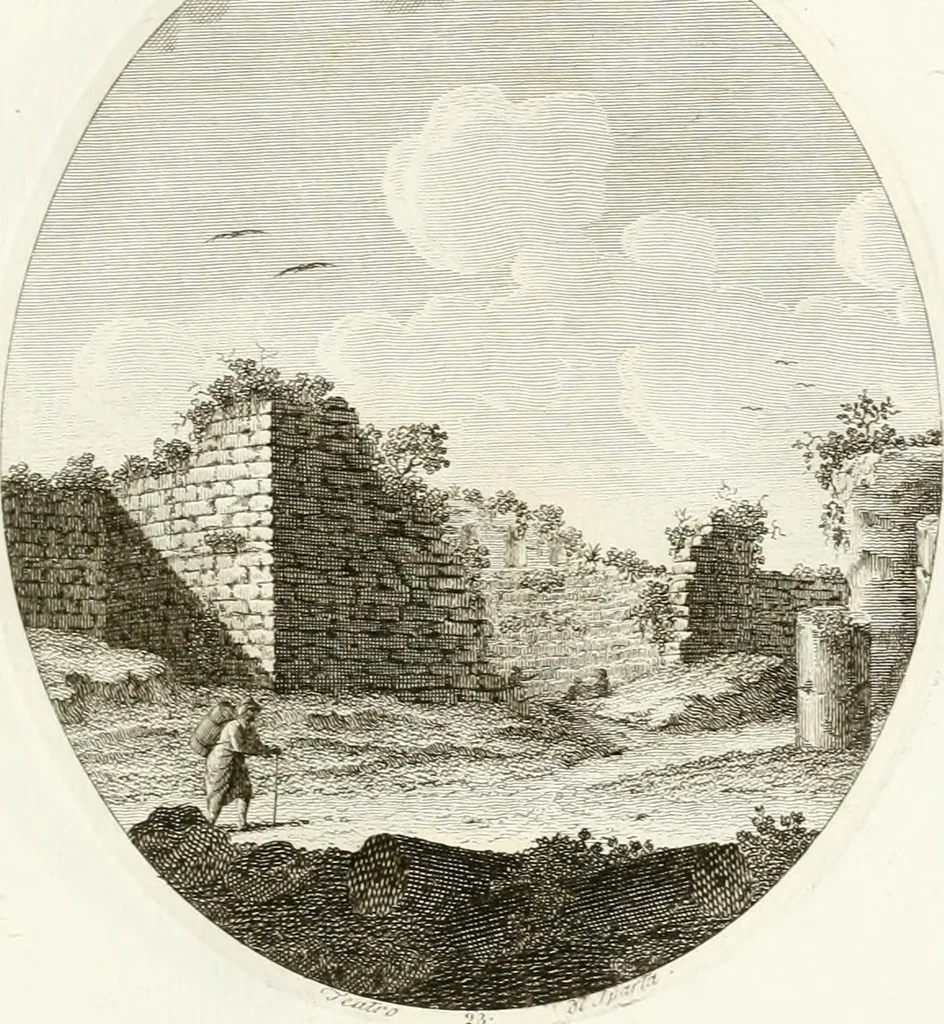 An illustration from Monumenti di fabbriche antiche estratti dai disegni dei piu celebri autori, 1796, leaf 108