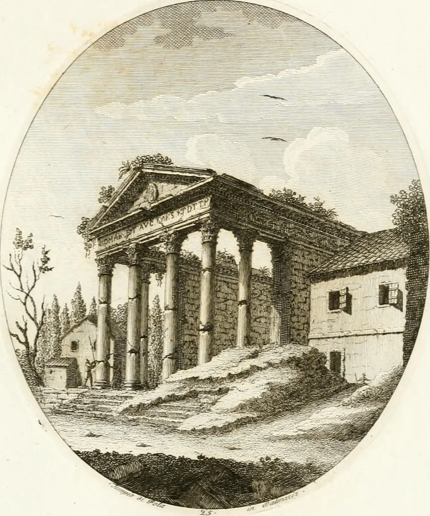 An illustration from Monumenti di fabbriche antiche estratti dai disegni dei piu celebri autori, 1796, leaf 112