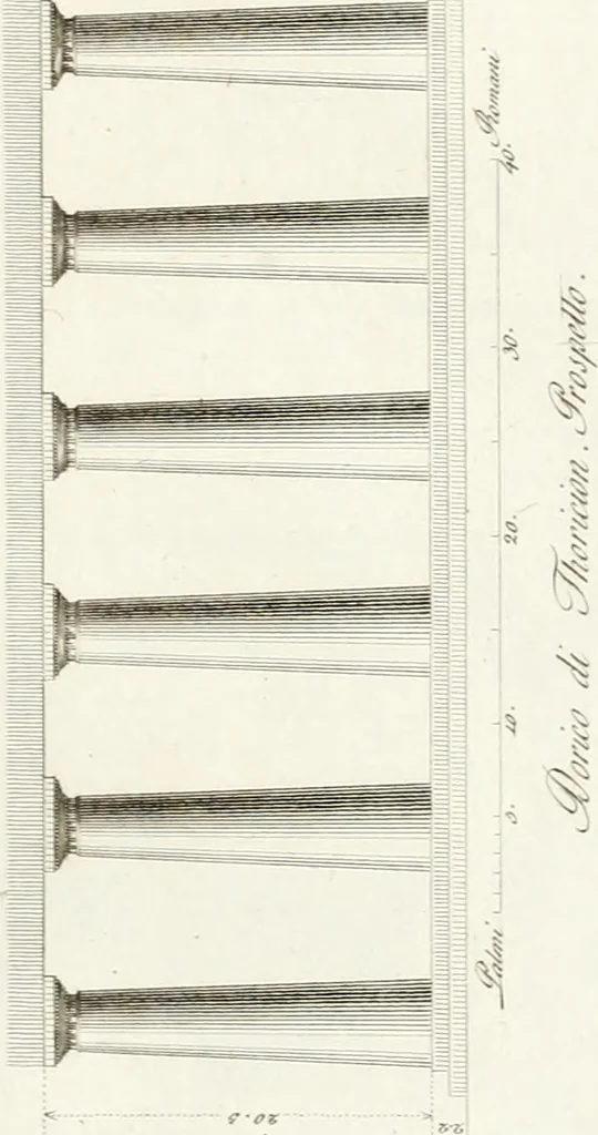 An illustration from Monumenti di fabbriche antiche estratti dai disegni dei piu celebri autori, 1796, leaf 120
