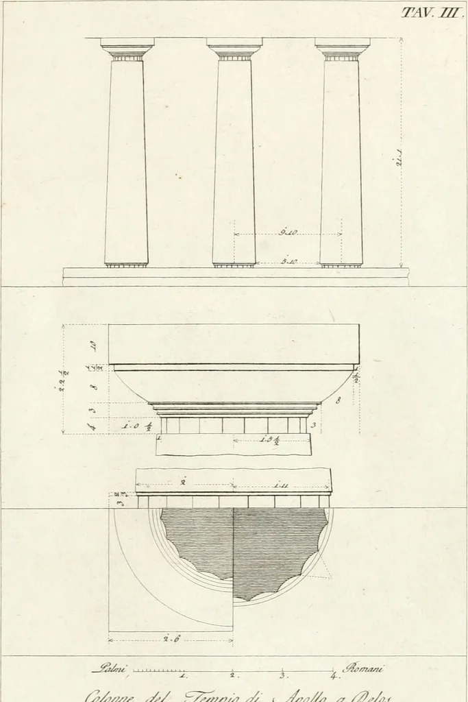 An illustration from Monumenti di fabbriche antiche estratti dai disegni dei piu celebri autori, 1796, leaf 122