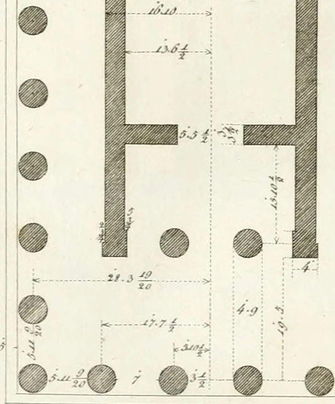 An illustration from Monumenti di fabbriche antiche estratti dai disegni dei piu celebri autori, 1796, leaf 128