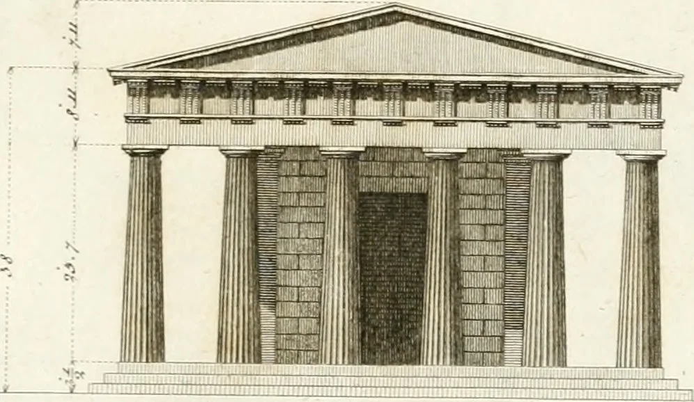 An illustration from Monumenti di fabbriche antiche estratti dai disegni dei piu celebri autori, 1796, leaf 130