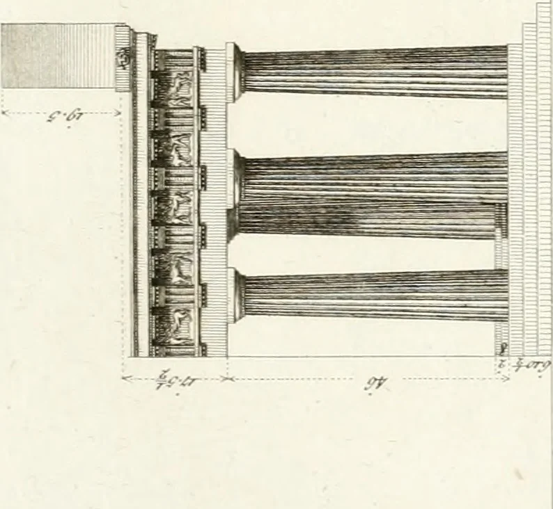 An illustration from Monumenti di fabbriche antiche estratti dai disegni dei piu celebri autori, 1796, leaf 138