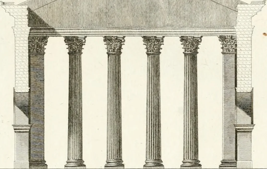 An illustration from Monumenti di fabbriche antiche estratti dai disegni dei piu celebri autori, 1796, leaf 14