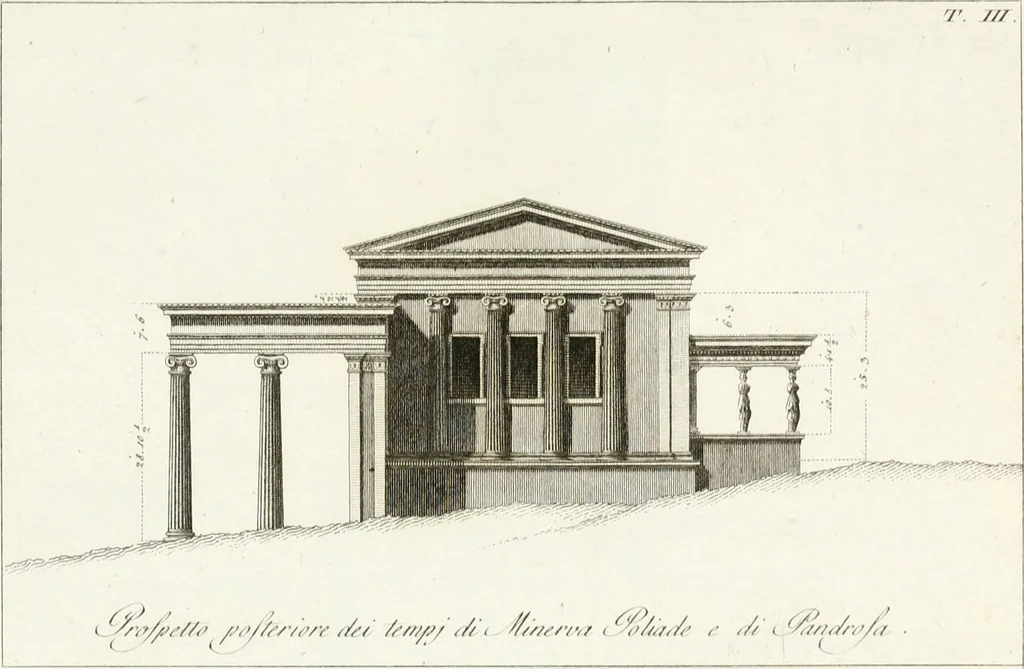An illustration from Monumenti di fabbriche antiche estratti dai disegni dei piu celebri autori, 1796, leaf 150