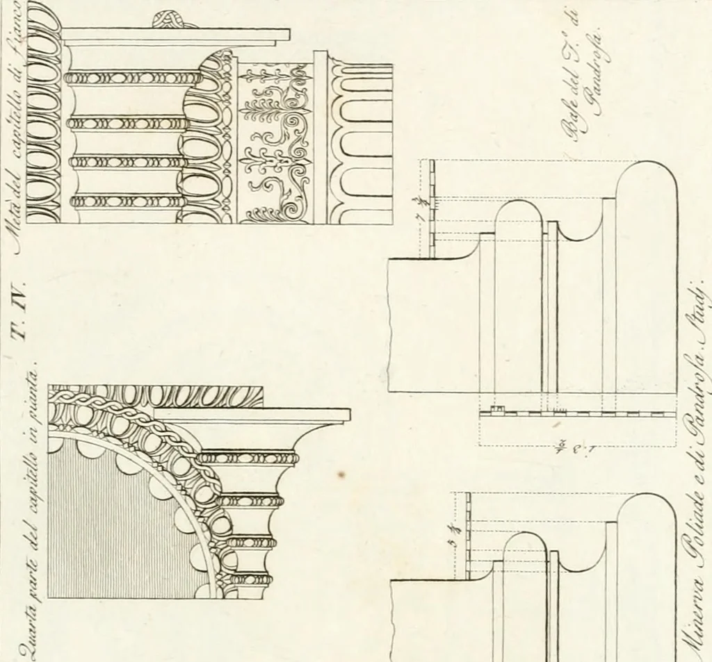 An illustration from Monumenti di fabbriche antiche estratti dai disegni dei piu celebri autori, 1796, leaf 152