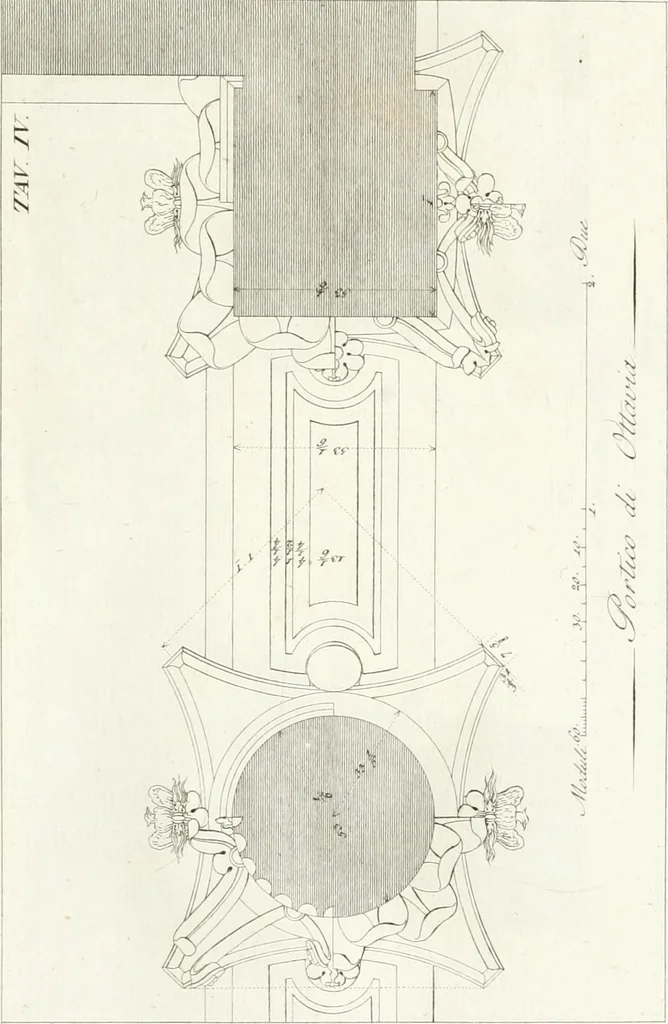 An illustration from Monumenti di fabbriche antiche estratti dai disegni dei piu celebri autori, 1796, leaf 16