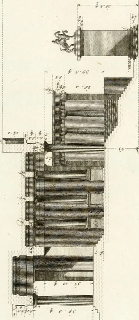 An illustration from Monumenti di fabbriche antiche estratti dai disegni dei piu celebri autori, 1796, leaf 162