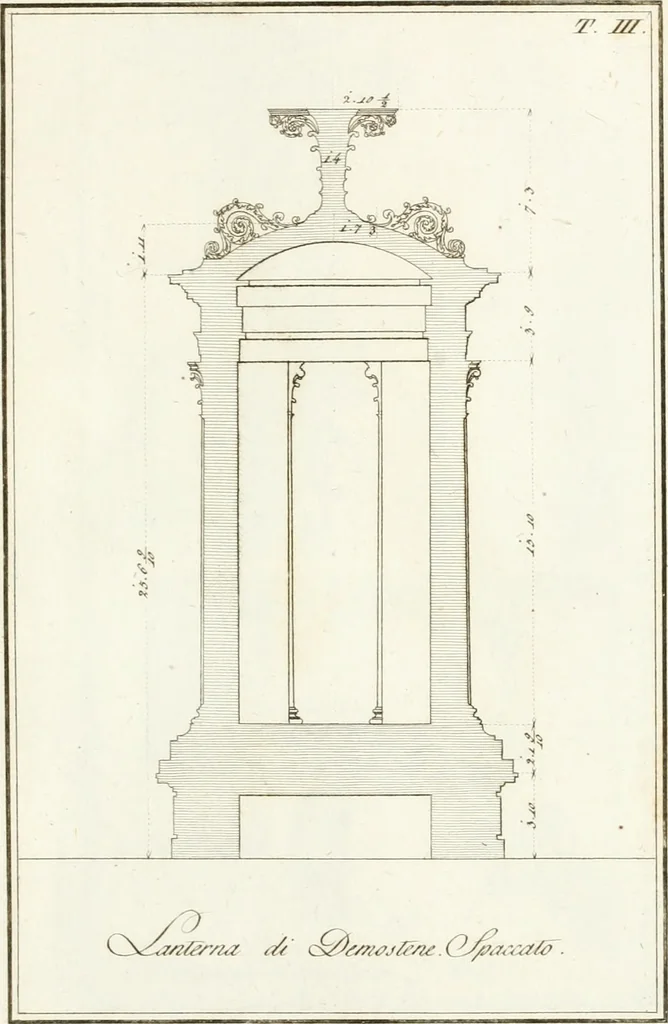 An illustration from Monumenti di fabbriche antiche estratti dai disegni dei piu celebri autori, 1796, leaf 172