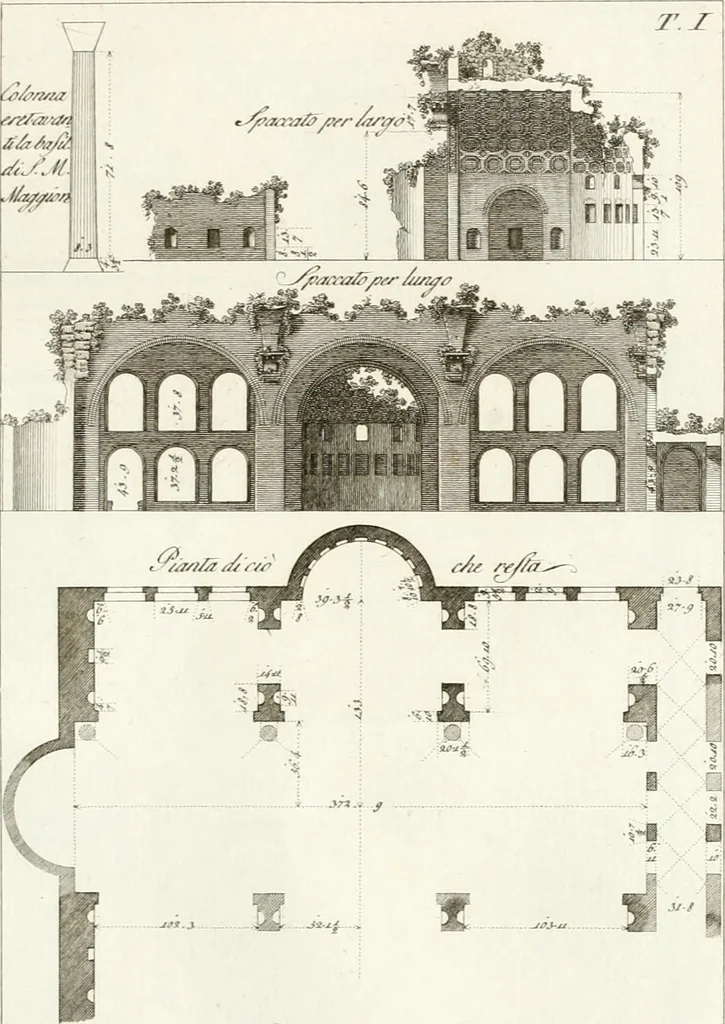 An illustration from Monumenti di fabbriche antiche estratti dai disegni dei piu celebri autori, 1796, leaf 44