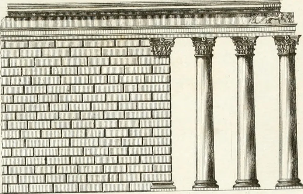 An illustration from Monumenti di fabbriche antiche estratti dai disegni dei piu celebri autori, 1796, leaf 50